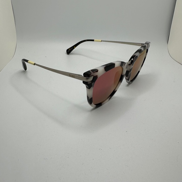 NWOT TOMS Sunglasses - Adeline with Grey Rose Chrome Lens - Picture 2 of 2
